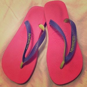 Havaianas Pink flip flops